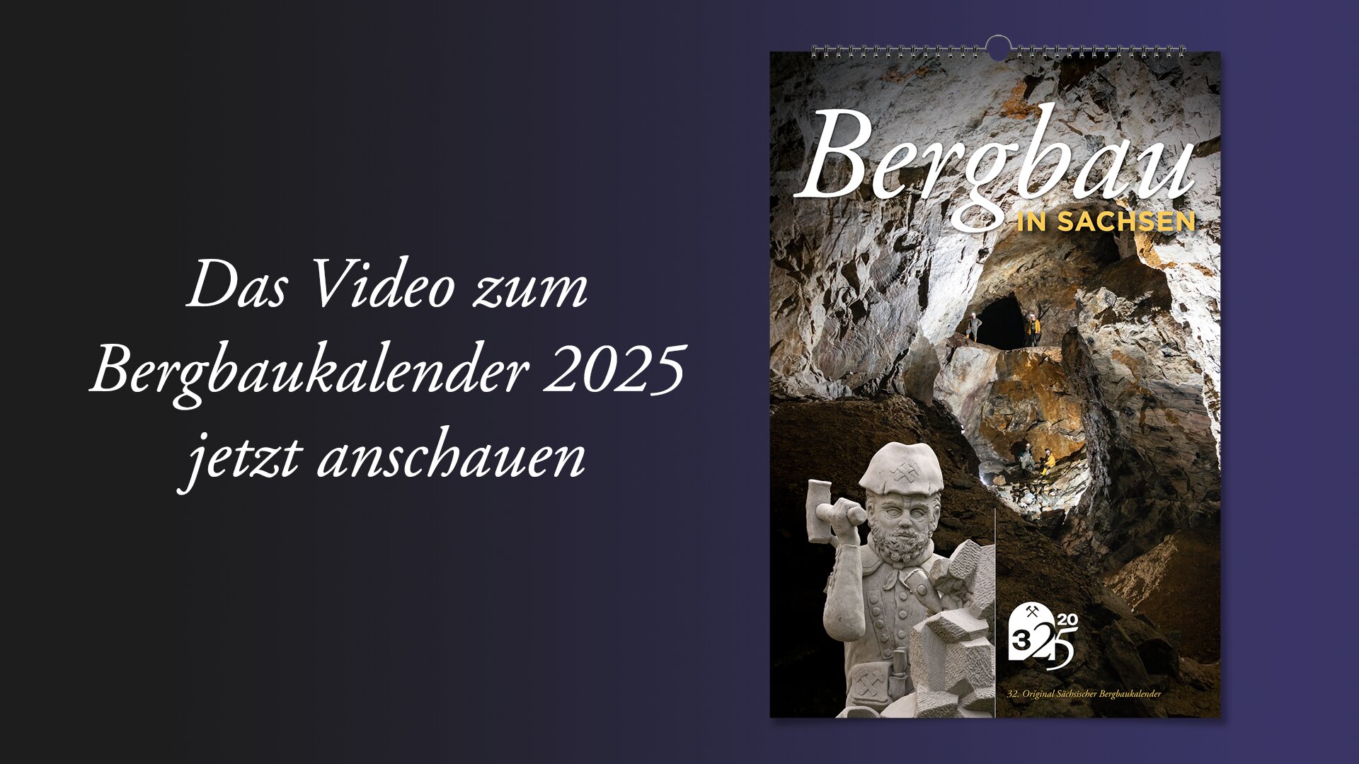 Titelbild zum Video über den Bergbaukalender 2025