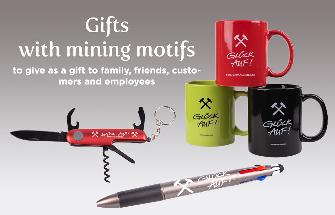 Gifts with mining motifs