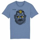 T-Shirt BERGMANN - Unisex - Biobaumwolle blau - 8...