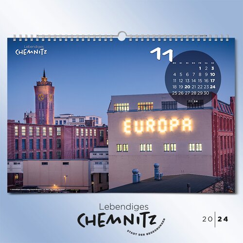 Living Chemnitz - City of encounters wall calendar 2024