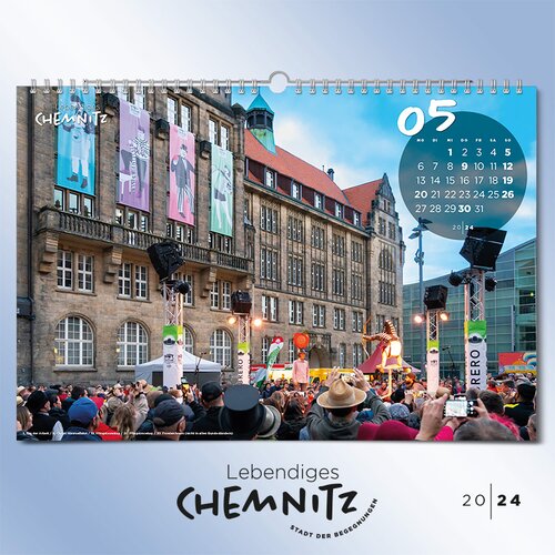 Living Chemnitz - City of encounters wall calendar 2024